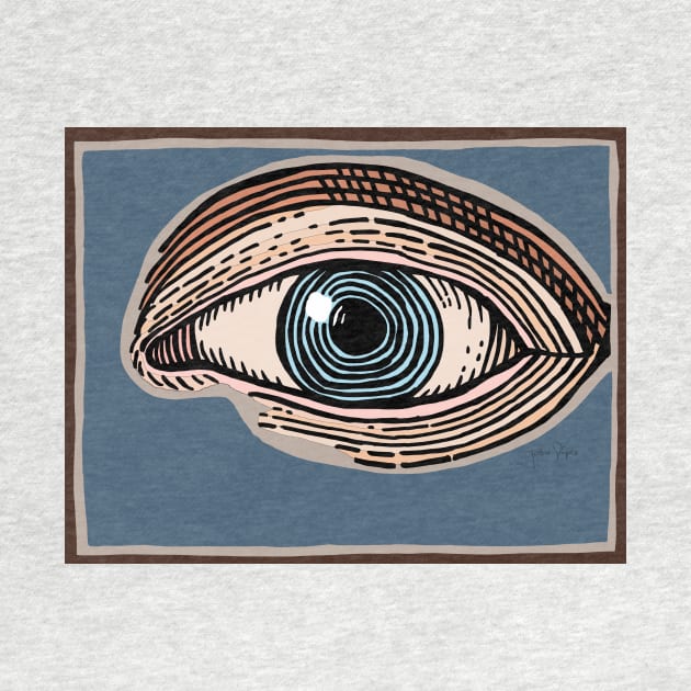 Engraved Eye Study in Color by JSnipe